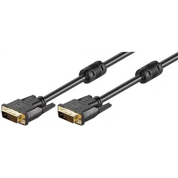 Microconnect MONCC2F DVI-kabel 2 m DVI-D zwart
