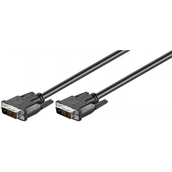 Microconnect MONCCS1 DVI-kabel 1 m DVI-D zwart