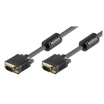 Microconnect MONGG5FB VGA-kabel 5 m VGA (D-Sub) zwart