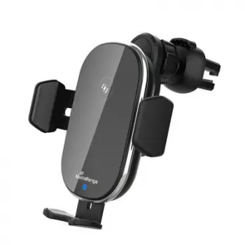 Draadloze oplader MediaRange MRMA117 snelladen smartphone zwart