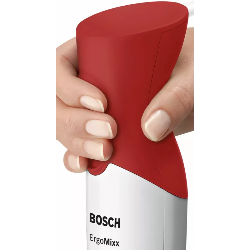 Bosch MSM64010 staafmixer pureerstang 450 W rood, wit
