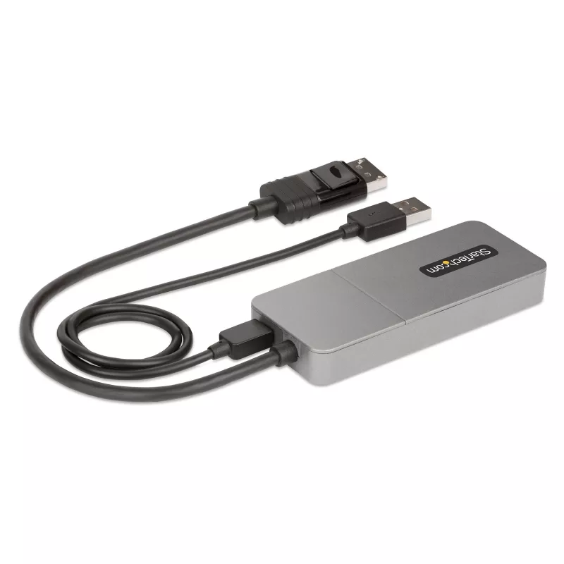 StarTech.com 3-poorts MST-hub - DisplayPort naar 3x HDMI, triple 4K 60Hz monitoren, DP 1.4 multi-monitor videoadapter, 30cm geïntegreerde kabel, USB-gevoed, alleen Windows
