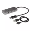 StarTech.com 3-poorts MST-hub - DisplayPort naar 3x HDMI, triple 4K 60Hz monitoren, DP 1.4 multi-monitor videoadapter, 30cm geïntegreerde kabel, USB-gevoed, alleen Windows