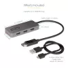 StarTech.com 3-poorts MST-hub - DisplayPort naar 3x HDMI, triple 4K 60Hz monitoren, DP 1.4 multi-monitor videoadapter, 30cm geïntegreerde kabel, USB-gevoed, alleen Windows