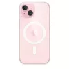 Beschermhoes voor iPhone 15 van Apple, MagSafe, transparant, PC, voor 6,1 inch