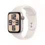 Smartwatch Apple Watch SE GPS + Cellular 44 mm Starlight aluminium behuizing beige