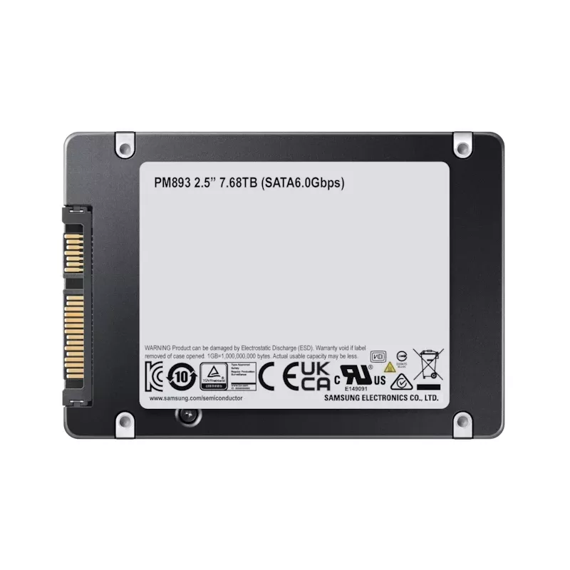 Samsung PM893 7,68 TB 2,5 inch Serial ATA III V-NAND TLC