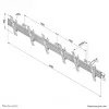 Neomounts NMPRO-WMB3 menuboard-muurbeugel 32-55 inch - kantelbaar