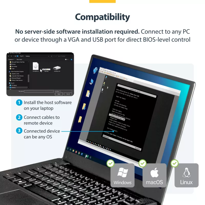 StarTech.com USB Crash Cart-adapter met bestandsoverdracht & video-opname
