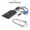 StarTech.com USB Crash Cart-adapter met bestandsoverdracht & video-opname