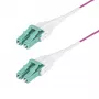 StarTech.com 20 m LC naar LC (UPC) OM4 multimode glasvezelkabel, Erika-violet, 50/125 µm, 40G/100G, LOMMF/VCSEL, uniboot glasvezel-patchkabel, OFNR riser-gecertificeerd