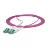 StarTech.com 7m (23ft) LC naar LC (UPC) OM4 multimode glasvezelkabel, Erika Violet, 50/125µm, 40G/100G, LOMMF/VCSEL, uniboot glasvezel-patchkabel, OFNR riser-rating