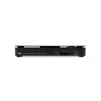 OWC Thunderbolt Pro Dock bedraad Thunderbolt 3 zwart 85W stroomvoorziening 40 Gbit/s