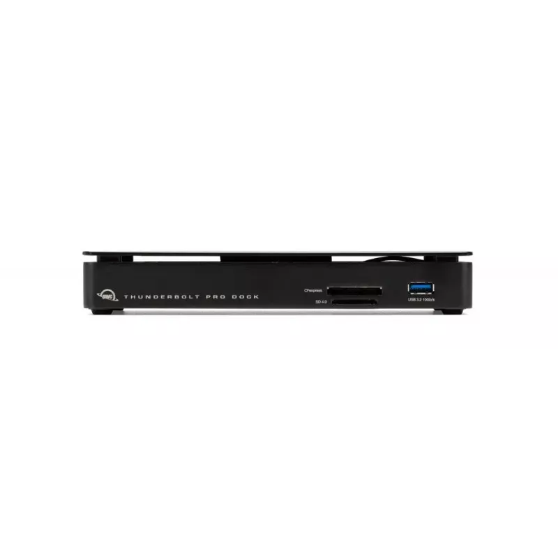 OWC Thunderbolt Pro Dock bedraad Thunderbolt 3 zwart 85W stroomvoorziening 40 Gbit/s