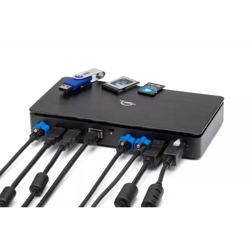OWC Thunderbolt Pro Dock bedraad Thunderbolt 3 zwart 85W stroomvoorziening 40 Gbit/s