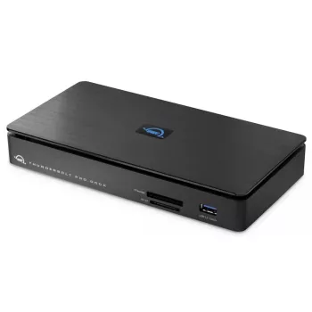 OWC Thunderbolt Pro Dock bedraad Thunderbolt 3 zwart 85W stroomvoorziening 40 Gbit/s