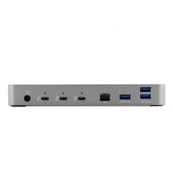 OWC Thunderbolt 4 bedrade dock zwart grijs 3,5 mm ethernet 1000 Mbit/s