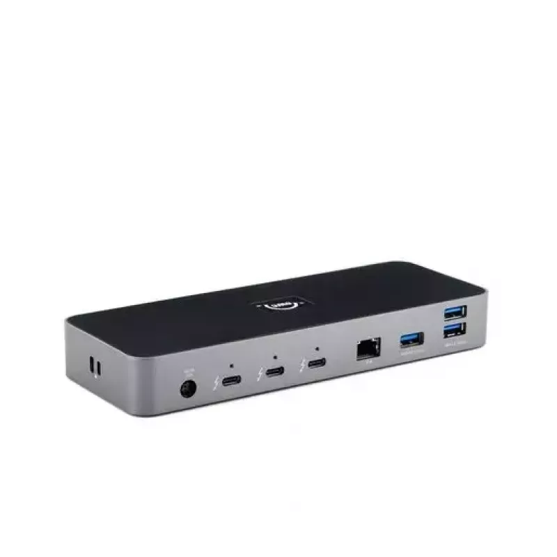 OWC Thunderbolt 4 bedrade dock zwart grijs 3,5 mm ethernet 1000 Mbit/s
