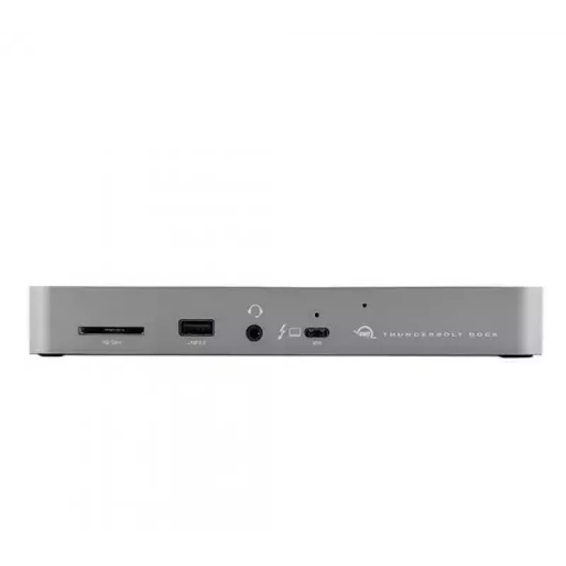 OWC Thunderbolt 4 bedrade dock zwart grijs 3,5 mm ethernet 1000 Mbit/s