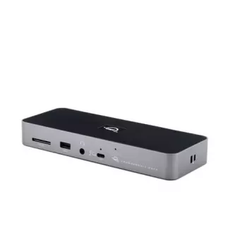 OWC Thunderbolt 4 bedrade dock zwart grijs 3,5 mm ethernet 1000 Mbit/s