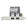StarTech.com 2-poorts GbE SFP-netwerkkaart, PCIe 2.0 x1, Intel I350-AM2 2x 1GbE-controller, 1000BASE koper/glasvezel, dual-port Gigabit Ethernet NIC, desktop/server backplanes - Windows en Linux compatibel