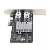StarTech.com 2-poorts GbE SFP-netwerkkaart, PCIe 2.0 x1, Intel I350-AM2 2x 1GbE-controller, 1000BASE koper/glasvezel, dual-port Gigabit Ethernet NIC, desktop/server backplanes - Windows en Linux compatibel