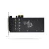 StarTech.com 4-poorts GbE SFP-netwerkkaart, PCIe 2.0 x2 (x4, x8, x16 compatibel), Intel I350-AM4 4x 1GbE-controller, 1000BASE koper/glasvezel, desktop/server quad-port Gigabit Ethernet NIC - Windows & Linux