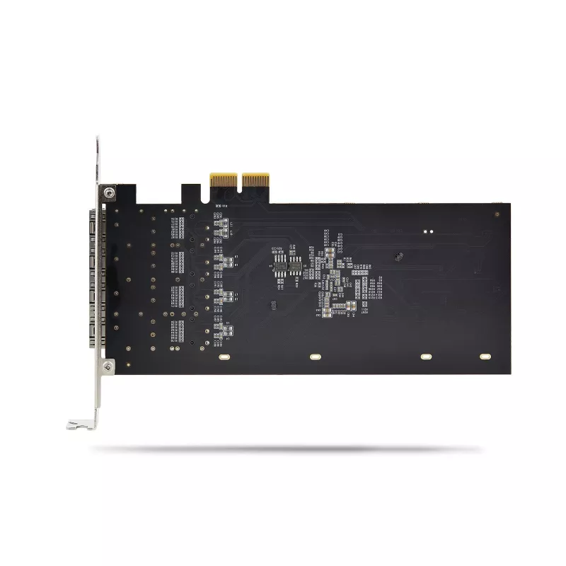 StarTech.com 4-poorts GbE SFP-netwerkkaart, PCIe 2.0 x2 (x4, x8, x16 compatibel), Intel I350-AM4 4x 1GbE-controller, 1000BASE koper/glasvezel, desktop/server quad-port Gigabit Ethernet NIC - Windows & Linux