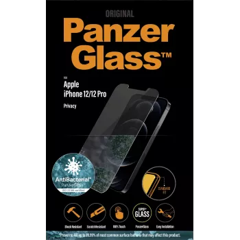 PanzerGlass ® privacy-displayscherm iPhone 12 | 12 Pro | Standard Fit