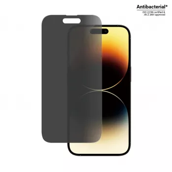 Privacy-displayscherm PanzerGlass Apple iPhone 14 Pro kras- en stootvast