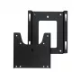 AG Neovo WMK-01 wandbeugel voor 15–32 inch (38,1–81,3 cm) beeldschermen, max. 18 kg, VESA 75x75/100x100, staal, zwart