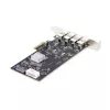 StarTech.com 4-poorts USB PCIe-kaart, USB 3.2 5 Gbit/s, PCI Express-uitbreidingskaart met 4 onafhankelijke USB-controllers, 4 USB-A-poorten, Windows/macOS/Linux