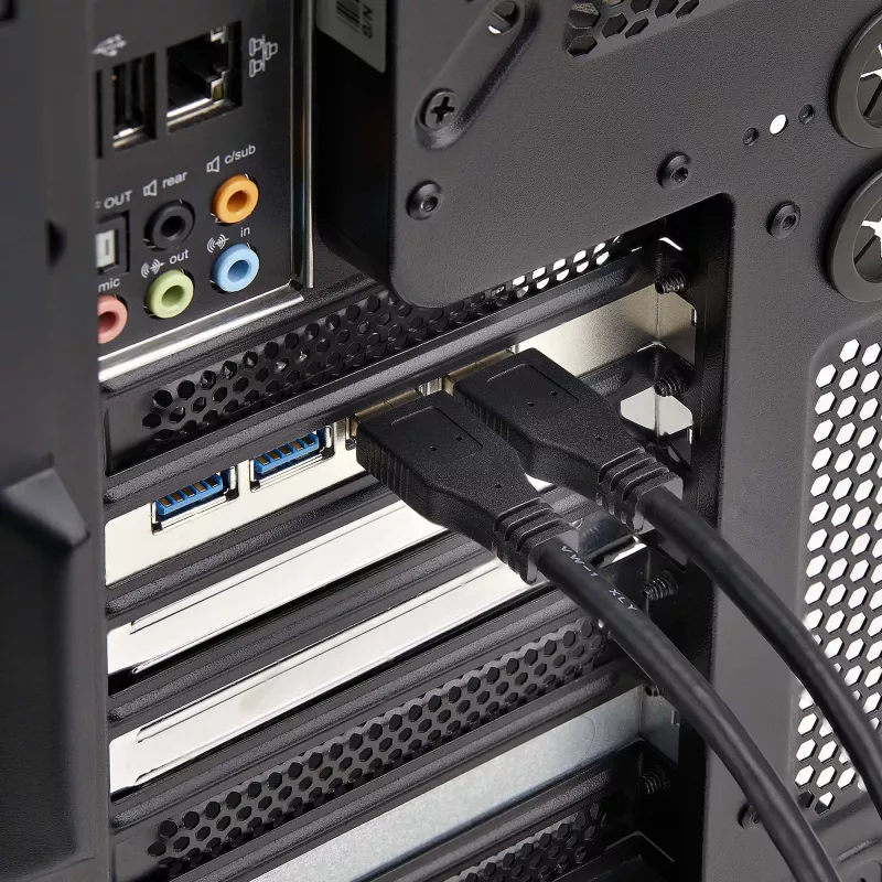 StarTech.com 4-poorts USB PCIe-kaart, USB 3.2 5 Gbit/s, PCI Express-uitbreidingskaart met 4 onafhankelijke USB-controllers, 4 USB-A-poorten, Windows/macOS/Linux