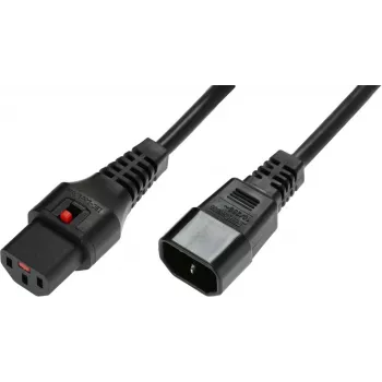 Microconnect PC1021 stroomkabel zwart 2 m C13-koppeling C14-koppeling
