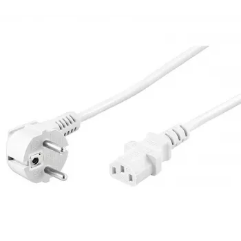 Microconnect PE010430W stroomkabel wit 3 m netstekker Type E+F C13-koppeling