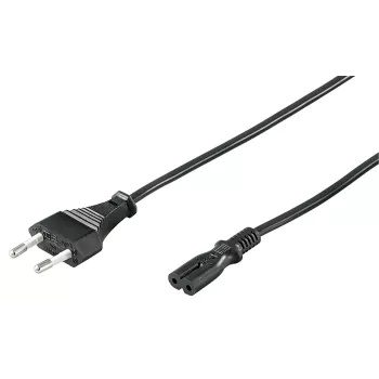 Microconnect PE030718 stroomkabel zwart 1,8 m CEE7/16 C7-koppeling