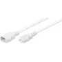 Microconnect PE040605W stroomkabel wit 0,5 m C14-koppeling C13-koppeling
