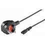 Microconnect PE090718 stroomkabel zwart 1,8 m stekker type G C7-koppeling