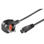 Microconnect PE090830 stroomkabel zwart 3 m stekker type G C5-koppeling