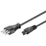 Microconnect PE100830 stroomkabel zwart 3 m C5-koppeling