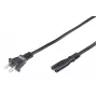 Microconnect PE110718 stroomkabel zwart 1,8 m stekker type A C7-koppeling
