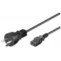 Microconnect PE120418 stroomkabel zwart 1,8 m stekker type K C13-koppeling