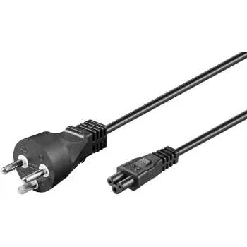 Microconnect PE120810 stroomkabel zwart 1 m stekker Type K C5-koppeling
