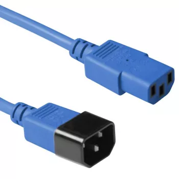 Microconnect PE1413B18 stroomkabel blauw 1,8 m C13-koppeling