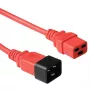 Microconnect PE2019R18 stroomkabel rood 1,8 m C20 female connector C19 female connector