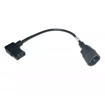 Microconnect PEA1416 stroomkabel zwart 0,3 m C13 female connector C14 female connector