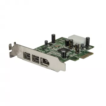 StarTech.com 3 poorts 2b 1a low profile 1394 PCI Express FireWire-kaartadapter