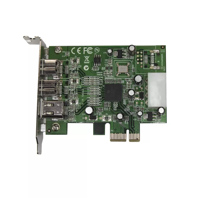 StarTech.com 3 poorts 2b 1a low profile 1394 PCI Express FireWire-kaartadapter
