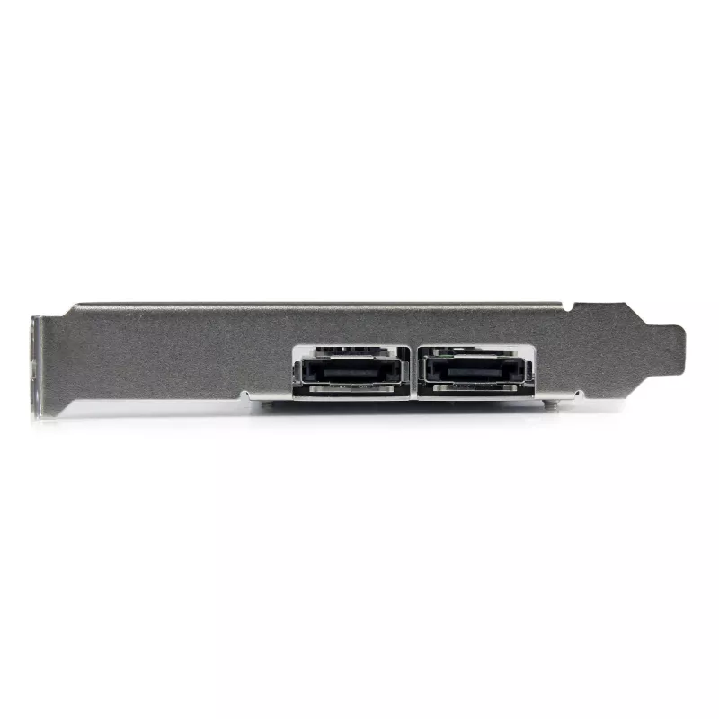StarTech.com 2-poorts PCI Express SATA 6 Gbit/s eSATA-controllerkaart – dual-port PCIe SATA III-kaart – 2 int/2 ext