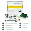 StarTech.com 3-poorts M.2 SSD (NGFF) adapterkaart – 1 x PCIe (NVMe) M.2, 2 x SATA III M.2 – PCIe 3.0